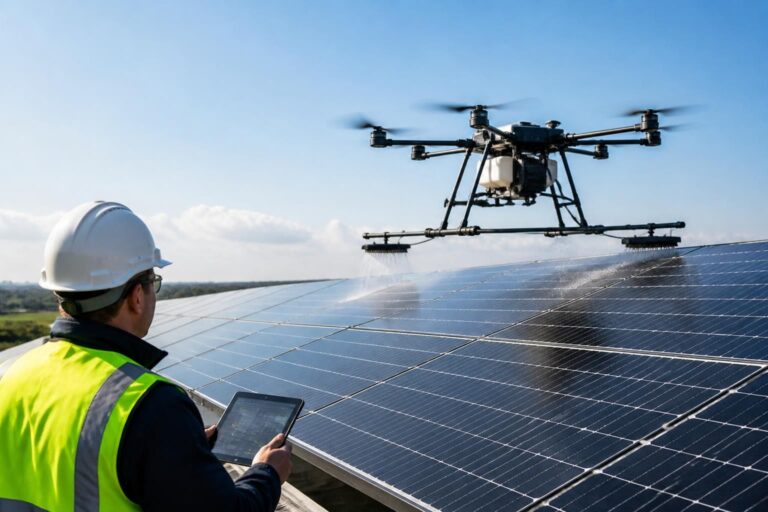 Devis nettoyage panneaux solaire avec drone : comparez les offres