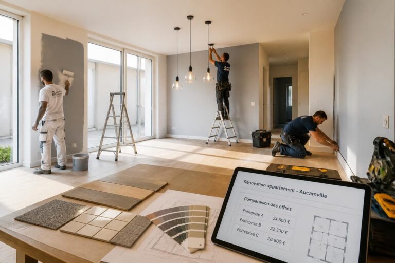 Devis rénovation appartement Aucamville : comparez les offres et les tarifs